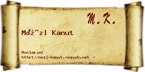 Mözl Kanut névjegykártya